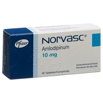 Norvasc Tabl 10 mg 30 pcs
