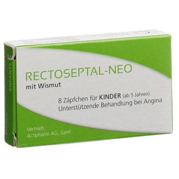Rectoseptal-Neo Bismuth Supp Child 8 pcs