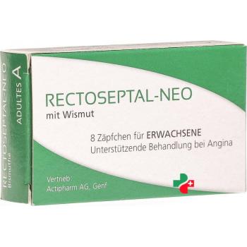 Rectoseptal-Neo Bismuth Supp Adult 8 pcs