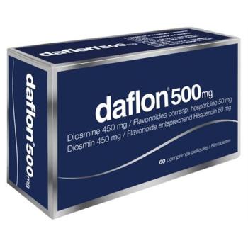 Daflon film-coated tablets 500 mg 60 pcs