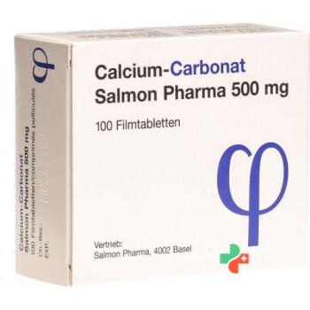 Calcium carbonate Salmon Pharma Filmtablet 500 mg 100 pcs