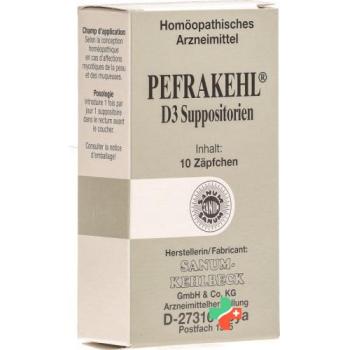 Pefrakehl D3 10 Zaepfchen