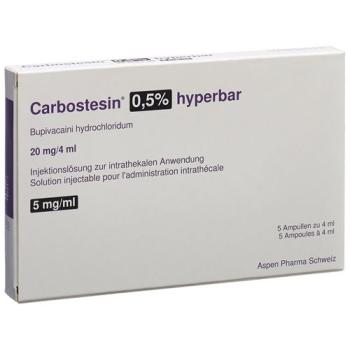 CARBOSTESIN HYPERBAR 0,5% 4ML