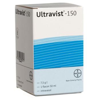 Ultravist Inj L&ouml;s 150 mg Fl 50 ml