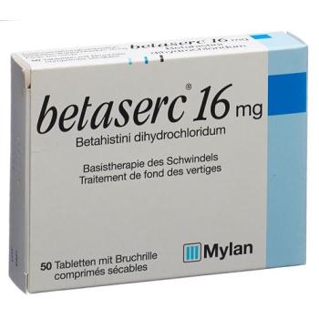 Betaserc Tabl 16 mg 50 pcs