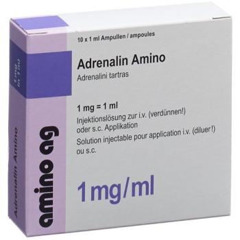 Adrenaline Amino Inj Solu 1mg/ml 10amp 1ml