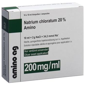 NaCl Amino Inf Konz 20% 10ml ampoules 10 pcs
