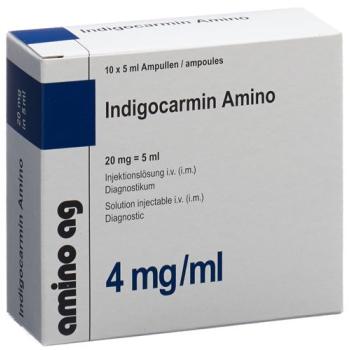 Indigo Carmine Amino 20mg/5ml 10amp 5ml