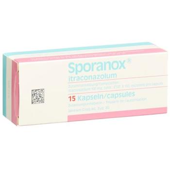 Sporanox caps 100 mg 15 pcs
