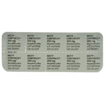 MST Continus Ret Tabl 200 mg 30 pcs