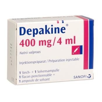 Depakine dry sub 400 mg with solvent 4 ml perf