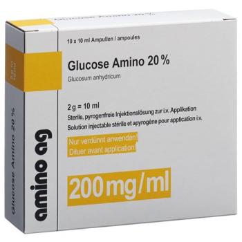 Glucose Amino Inj L&ouml;s 20% 10ml ampoule 10 pcs