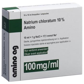 NaCl Amino Inf Konz 10% 10ml ampoules 10 pcs