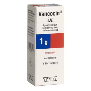 Vancocin dry sub 1 g i.v. pierce