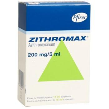 Zithromax Plv 200 mg/5ml for the preparation of a suspension Fl 15