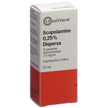 Scopolamine Dispersa Gtt Opht 0.25% Dropper Bottle 10ml