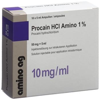 Procaine HCl Amino 50mg/5ml 10amp 5ml