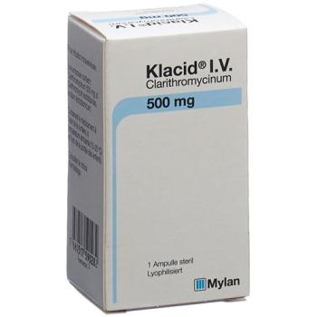 Klacid dry sub 500 mg i.v. amp