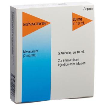Mivacron Inj Loes 20mg/10ml 5amp 10ml