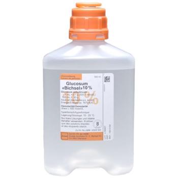 Glucosum Bichsel Inf L&ouml;s 10% 500ml plastic bottle without cutlery