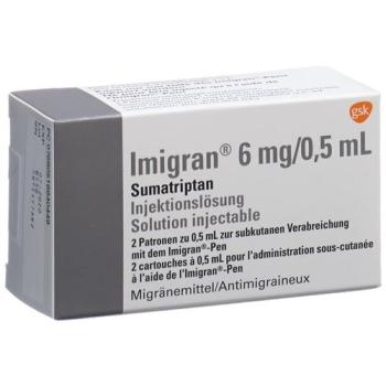 Imigran Inj L&ouml;s 6 mg/0.5ml amp 2 pcs