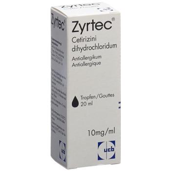ZYRTEC drops 10 mg/ml