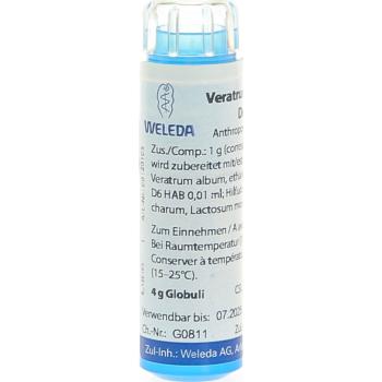 Weleda Veratrum album ethanol. Decoctum Glob D 6 4g