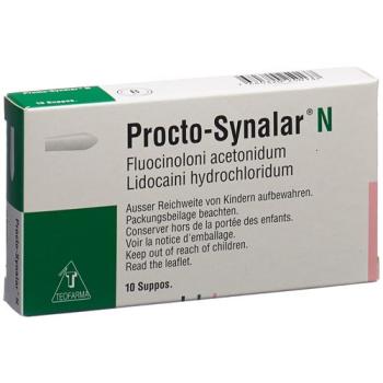 Procto Synalar N Supp 10 pcs