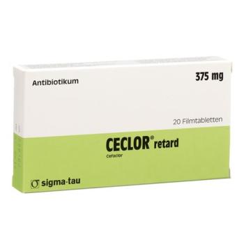 Ceclor retard Ret Filmtabl 375 mg 20 pcs