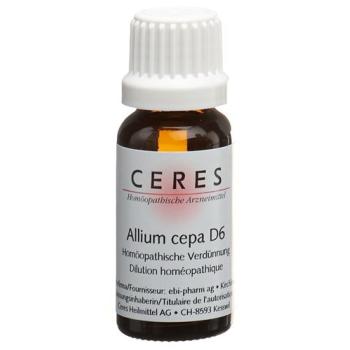 Ceres Allium cepa D 6 Dilution Bottle 20 ml