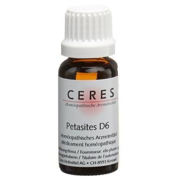 Ceres Petasites D 6 Dilution Bottle 20ml