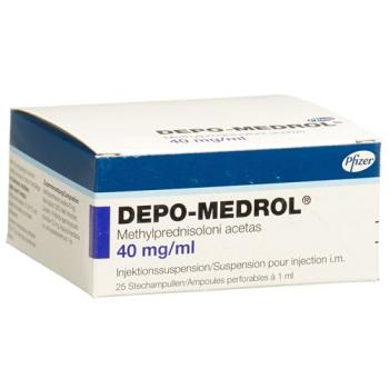 Depo-Medrol Inj Susp 40mg/ml 25 fl. 1ml