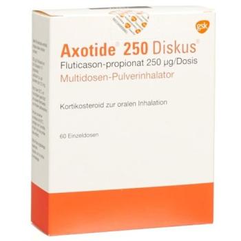 Axotide Diskus Multidoses 250 mcg 60 doses