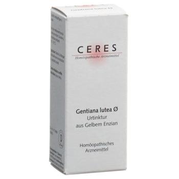 Ceres Gentiana lutea mother tint bottle 20 ml