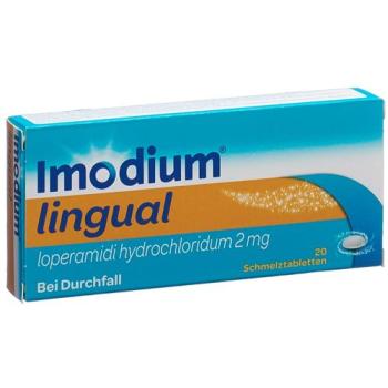 Imodium lingual melting tablet 2 mg 20 pcs