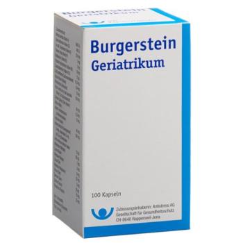 Burgerstein geriatric capsules 100 pcs
