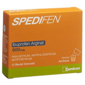 Spedifen Gran 600 mg bag 12 pcs