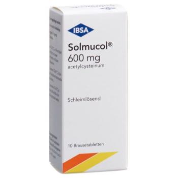 Solmucol Brausetable 600 mg 10 pcs