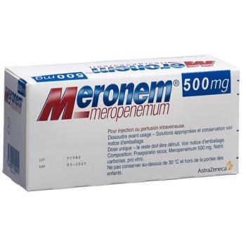 Meronema IV Dry sub 500 mg for the preparation of an injection