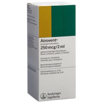 Atrovent Inhal L&ouml;s 250 mcg/2ml 60 monodos 2 ml