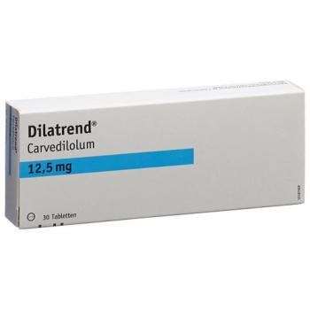 Dilatrend Tabl 12.5 mg 30 pcs
