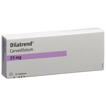 Dilatrend Tabl 25 mg 30 pcs