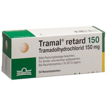 Tramal retard Ret Tabl 150 mg 50 pcs