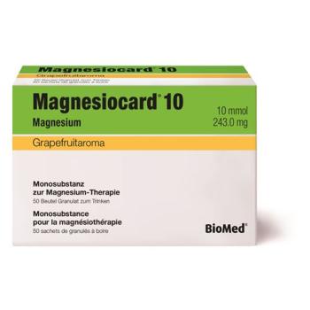 Magnesiocard Gran 10 mmol Grapefruit 50 bags 4 g