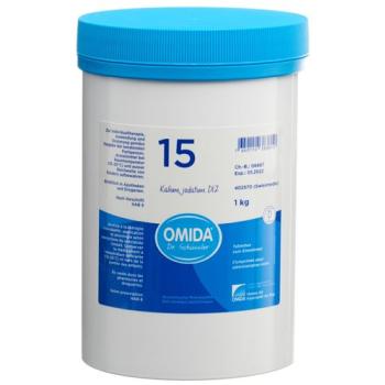 Omida Schuessler Nr15 potassium iodate Tabl D 12 Ds 1000 g
