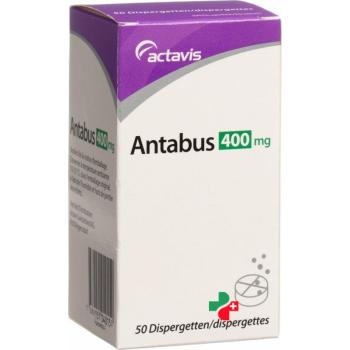 Antabus Dispergetten Tabl 400 mg Ds 50 pcs
