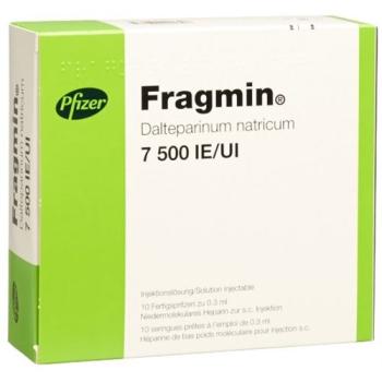 Fragmin Inj L&ouml;s 7500 IU/0.3ml 10 Fertspr 0.3 ml