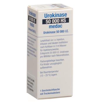 Urokinase HS Medac Dry Sub 50000 IU Penetr