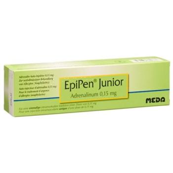 EpiPen Junior Inj Loes 0.15 mg auto injector