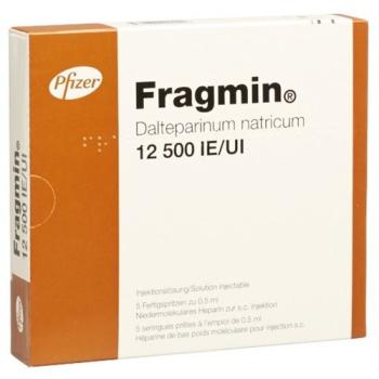 Fragmin Inj L&ouml;s 12500 IU/0.5ml 5 Fertspr 0.5 ml